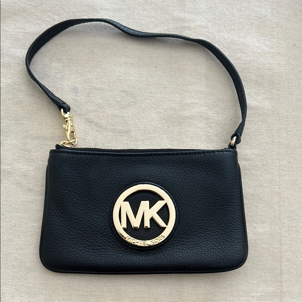 Michael Kors Black Wristlet